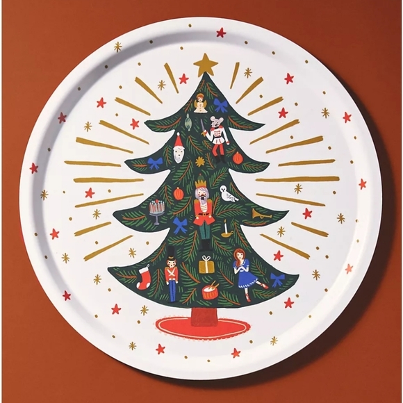 Anthropologie Rifle Paper Co Tree Platter - Picture 2 of 10